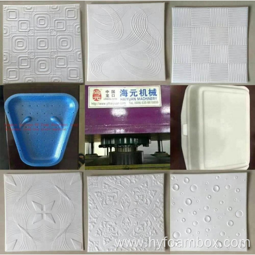 Disposable Foam Food Plate Tray Making Machine